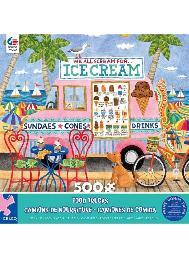 Ceaco - Food Trucks - Ice Cream Truck II - 500 Piece Jigsaw Puzzle - Image 3