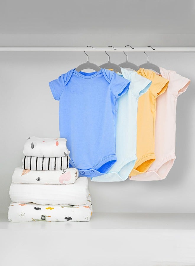 Arabest 50 Pack Kids Velvet Hangers - Durable 11" Wardrobe Hangers - Perfect Hangers for Everyday Use - Image 5