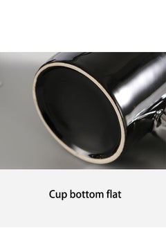 Arabest Coffee Mug with Innovative STEM,Shot Glass with Rounded Spout,,Mug for Coffee/Tea(Black Gold)  - Image 4