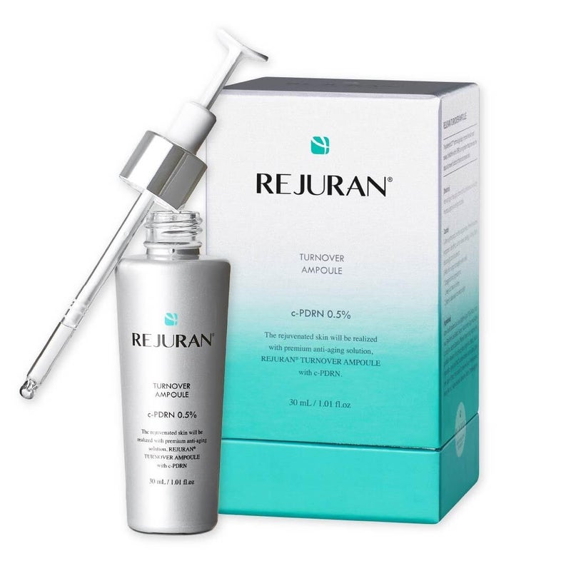 REJURANÂ® Turnover Ampoule, c-PDRNÂ® â€“ Original Salmon DNA PDRN Face Serum for Rejuvenation, Firming, Hydration & Youthful Glow, Refines Skin Texture. Korean Skincare (1.01 fl oz) - Image 1