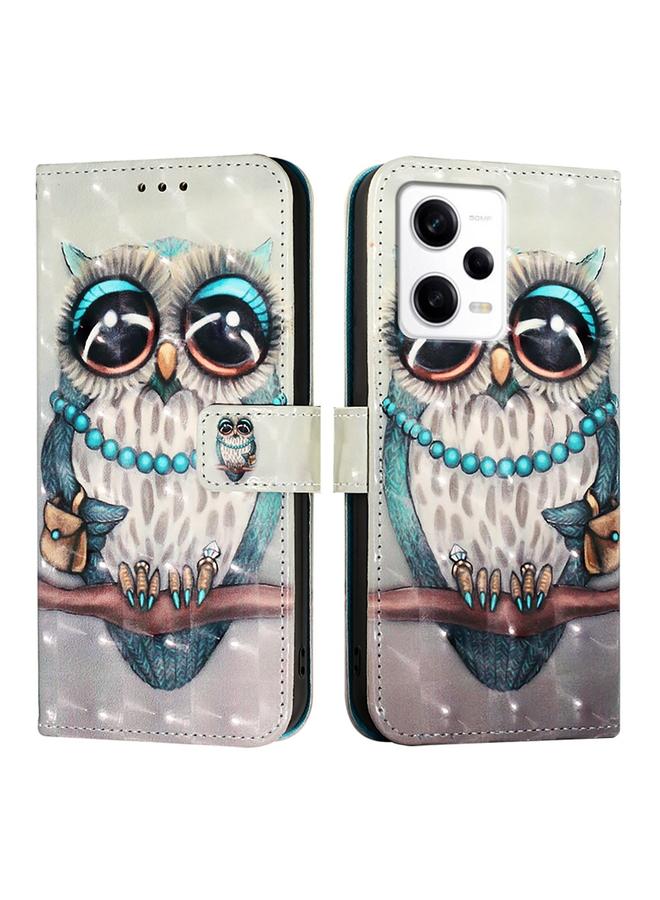 S-TOP Case For Redmi Note 12 Pro 5G Global 3D Painting Horizontal Flip Leather Phone Case - Image 2