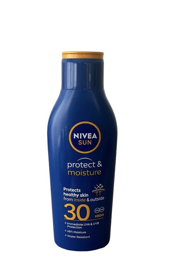 Nivea لوشن الشمس المرطب من نيفيا للحماية والرطوبة SPF 30 - 200 مل - Image 3