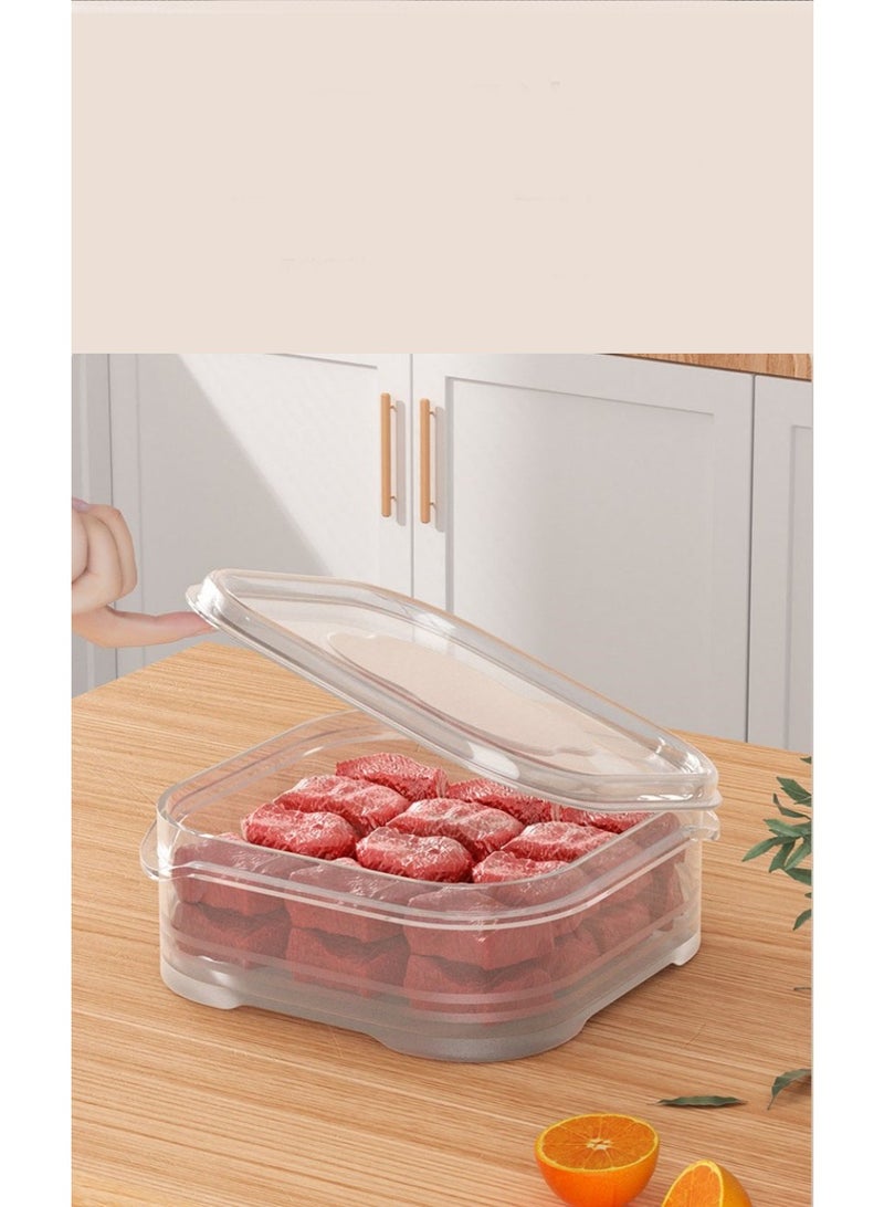 HOMESTAR 4-Pack 650ml Clear Freezer Containers | BPA-Free Food-Grade PP Material | Microwave Safe & Leakproof | Space-Saving Stackable Design | For Meat/Baby Food/Ingredients | Withstands -20℃ Low Temperature | Essential Fridge Organizer | Reusable & Easy To Clean - Image 4