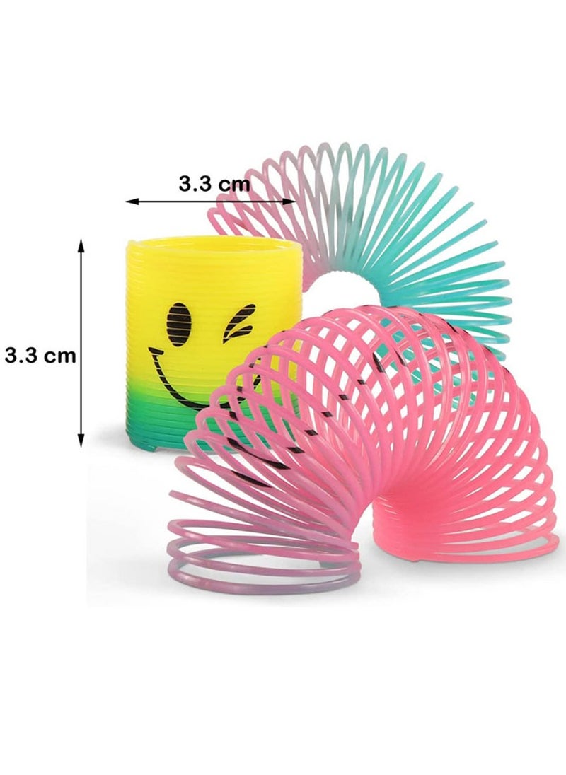Bebiland - 30 Pack Spring , Magic Fidget Stress Coil, Mini Springs Bulk Toys for Party Favor Kids Boys Girls - Image 1