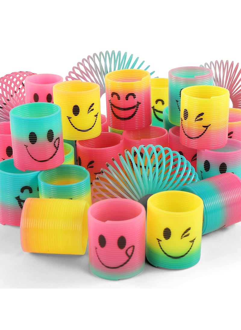 Bebiland - 30 Pack Spring , Magic Fidget Stress Coil, Mini Springs Bulk Toys for Party Favor Kids Boys Girls - Image 1