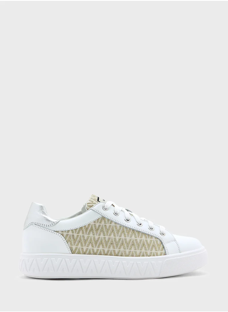 VALENTINO BY MARIO VALENTINO Lace Up Low Top Sneakers