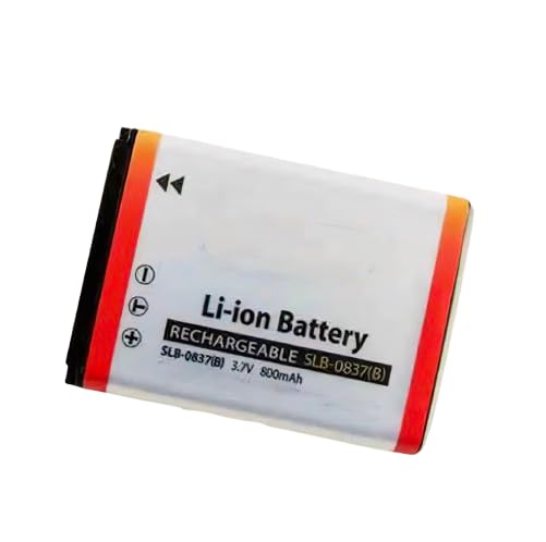 SKPM Rechargeable Camera Battery Compitable for Samsung SLB-0837(B) 3.7V / 800mAh Battery for Samsung L70 L70B L83T L85T L201 L301 Cameras - Image 2
