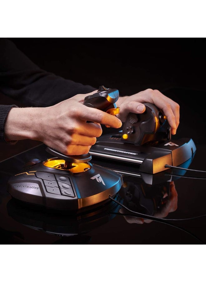 THRUSTMASTER T16000M FCS Flight Pack - Complete Flight Control System with Joystick, Throttle, and Rudder Pedals, Featuring H.E.A.R.T HallEffect AccuRate Technology for PC - Image 3