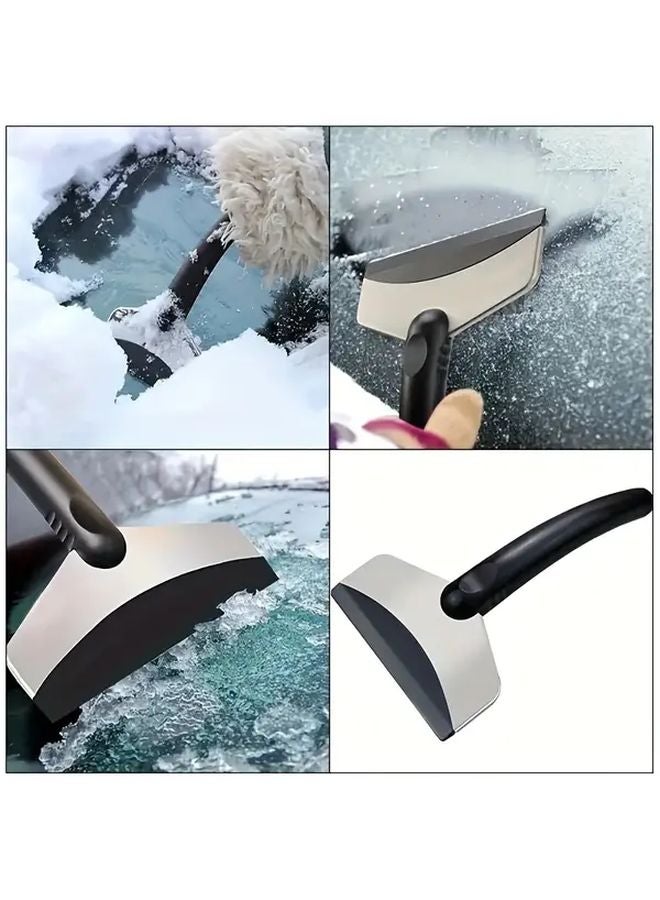 Heavy Duty Manual Car Snow Shovel Extended Handle Non Slip Grip Ice Scraper De Icer Tool - Image 5
