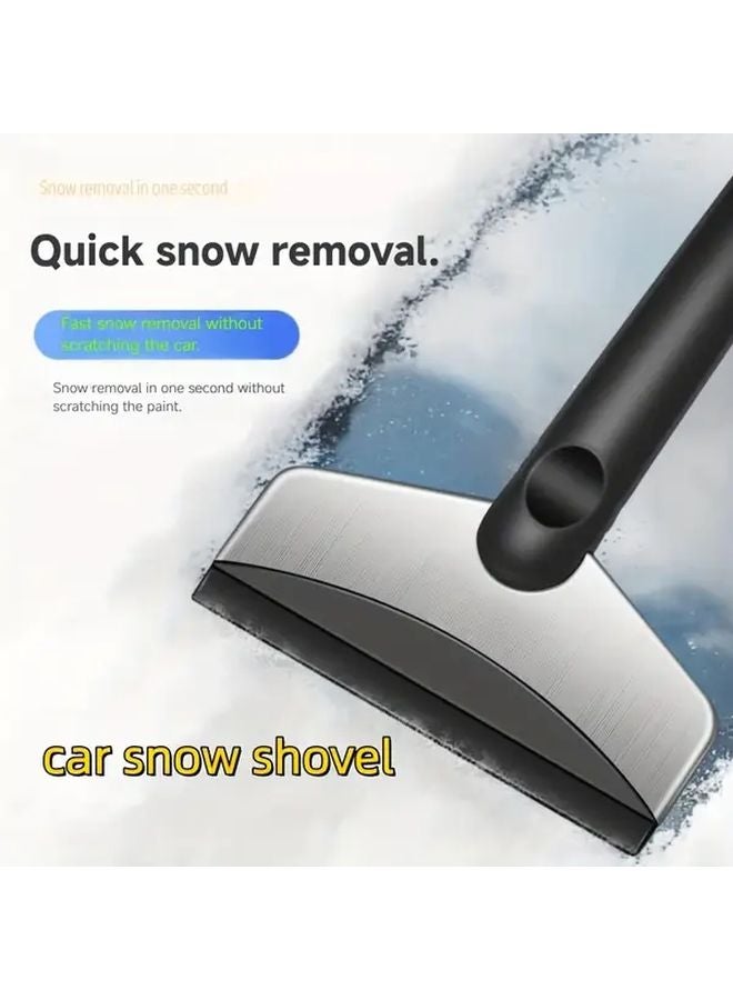 Heavy Duty Manual Car Snow Shovel Extended Handle Non Slip Grip Ice Scraper De Icer Tool - Image 2
