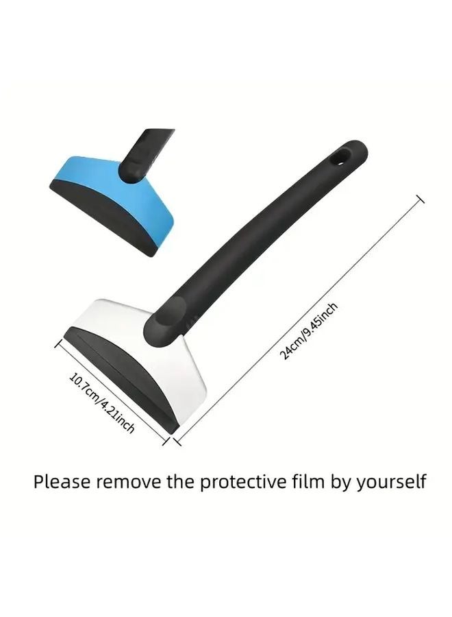 Heavy Duty Manual Car Snow Shovel Extended Handle Non Slip Grip Ice Scraper De Icer Tool - Image 1