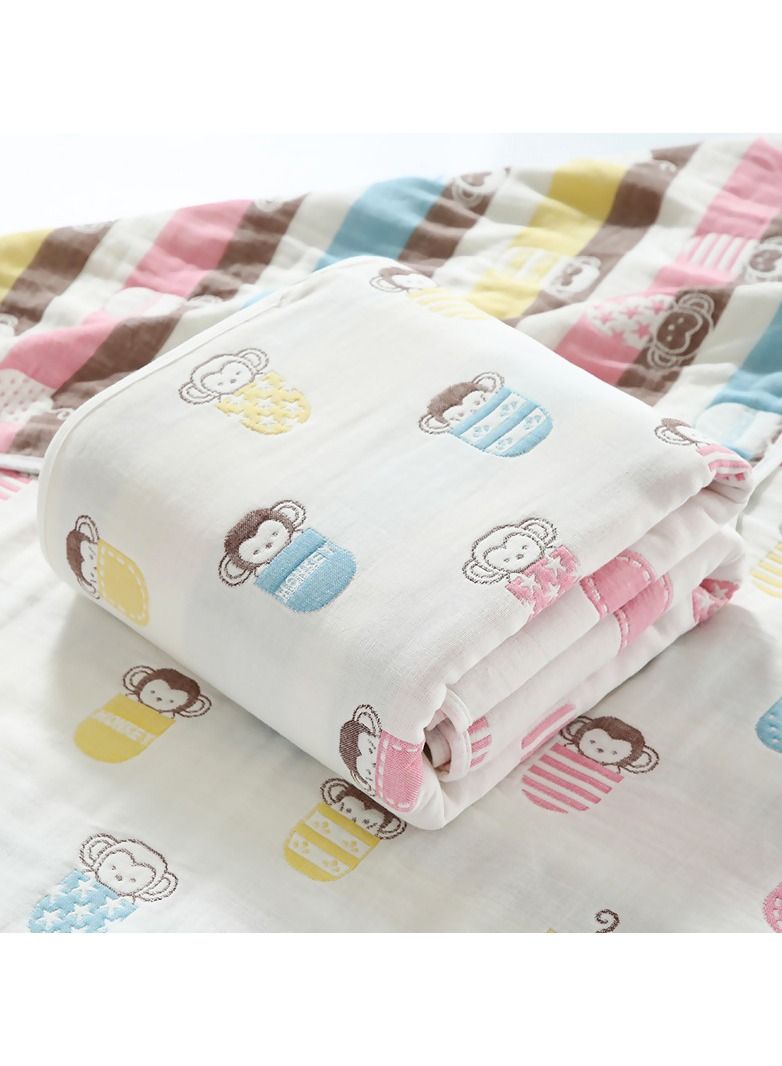 منشفة استحمام مطبوعة برسوم كرتونية من القطن الخالص