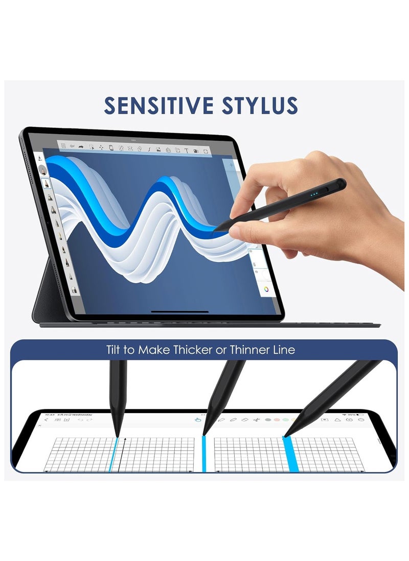 Shopit Universal Stylus Pen for iPhone iPad Mini Air Pro, Android, Windows Black  - Image 5