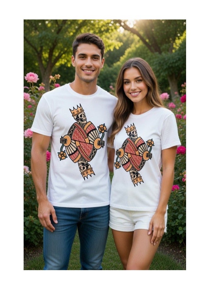 Dirty Lizard White printed t-shirt with Street wear image 100% cotton 22 - Image 1