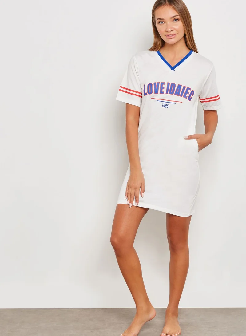 Lounge District Varsity Nightdress
