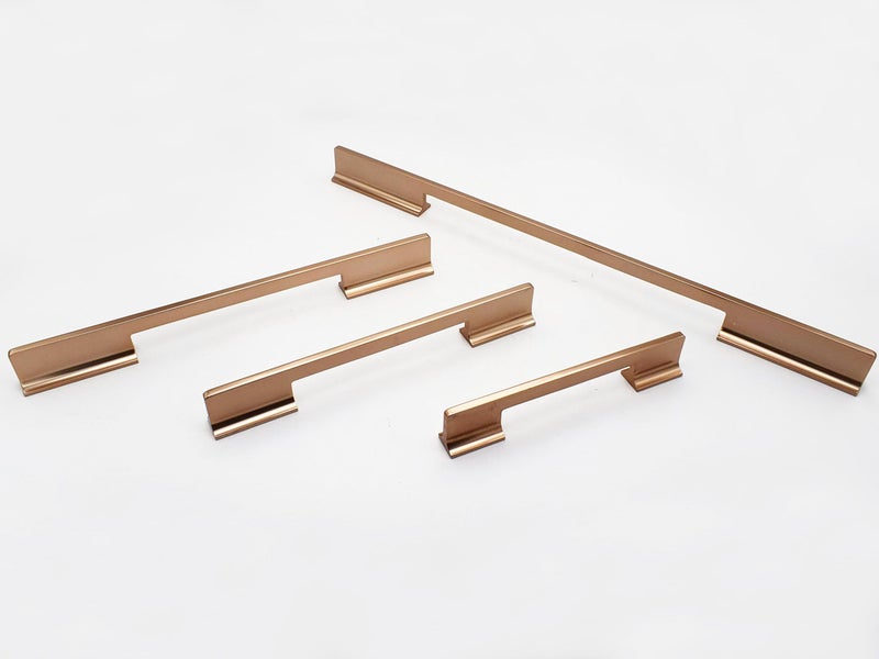 RAB Aluminum Kitchen Cabinet Handle (Code: Handle 143, Finish: Rose Gold, Size: 160mm) - Image 4