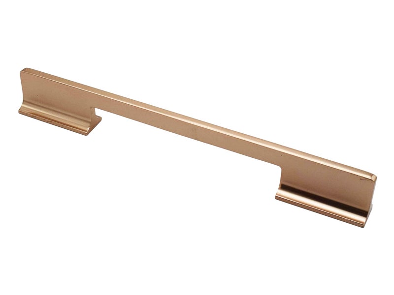 RAB Aluminum Kitchen Cabinet Handle (Code: Handle 143, Finish: Rose Gold, Size: 160mm) - Image 1