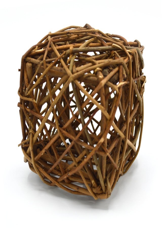 Oxbow Enriched Life Willow Play Cube, All Natural Enrichment for Rabbits, Guinea Pigs, Rats, and Hamsters, Supports Healthy Teeth and Play Instincts, Safe Chew Accessory for Cages and Play Areas - Image 3