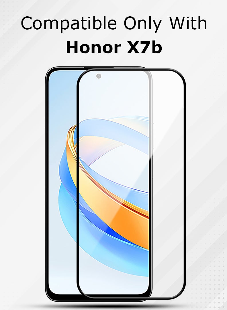 MUDISO Screen Protector For Honor X7b 6.8 Inch 9H Hardness Tempered Glass Film, Bubble Free Easy Installation, Full Coverage, Anti Scratch And Touch Sensitive - Image 2