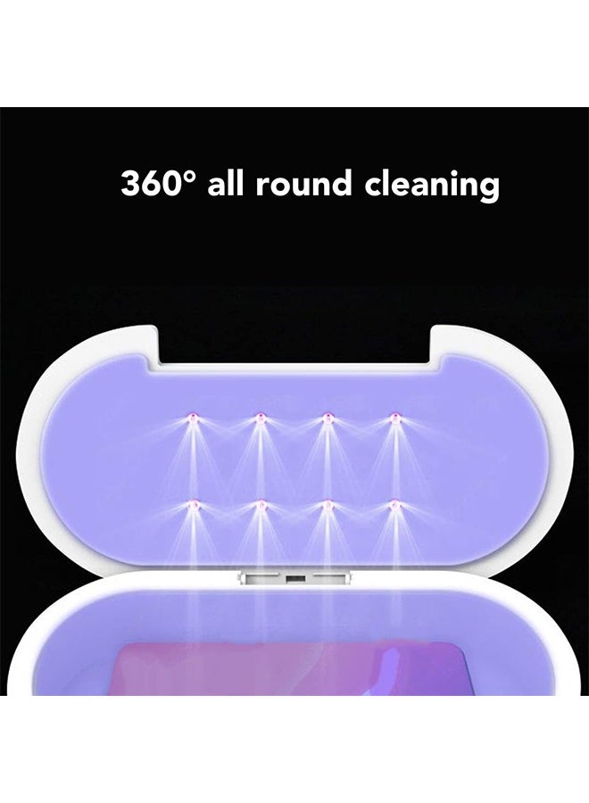 DAKS 360° UV Light Washer & Dryer Box for Nail Art Tools with Ozone & Aroma | Fast 5-Min Voice Broadcast UV Sanitizer with Portable Design  - Image 2