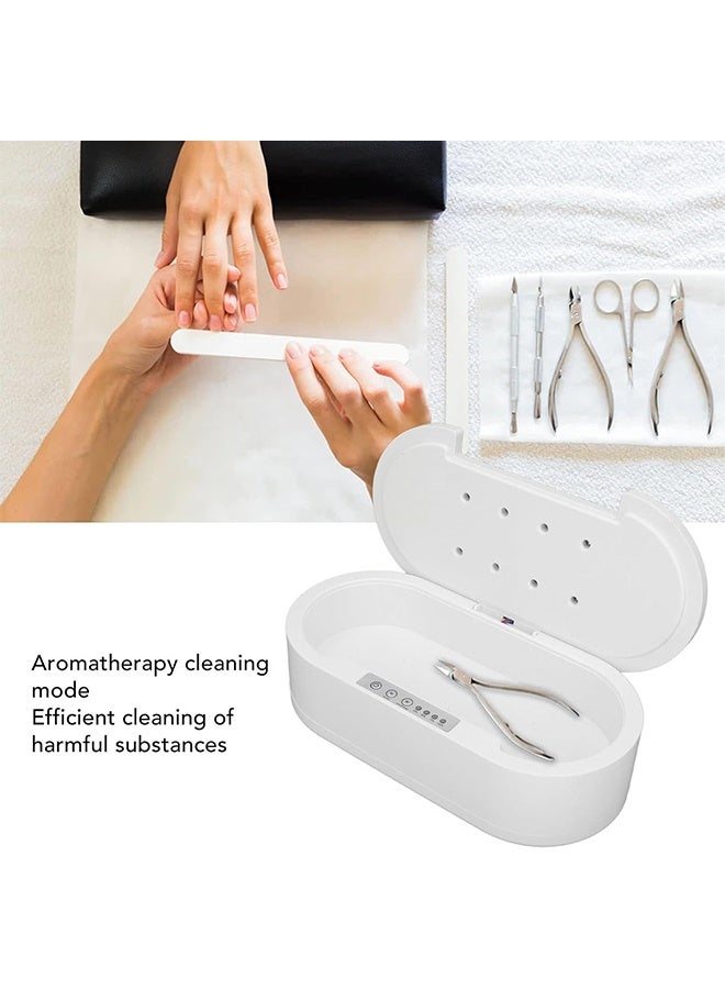 DAKS 360° UV Light Washer & Dryer Box for Nail Art Tools with Ozone & Aroma | Fast 5-Min Voice Broadcast UV Sanitizer with Portable Design  - Image 3