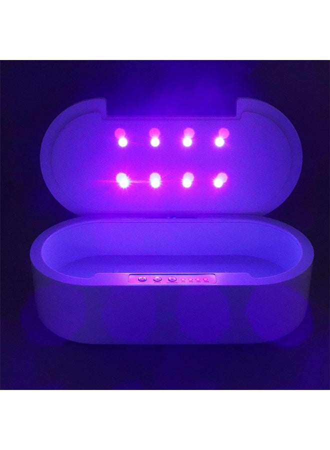 DAKS 360° UV Light Washer & Dryer Box for Nail Art Tools with Ozone & Aroma | Fast 5-Min Voice Broadcast UV Sanitizer with Portable Design  - Image 4