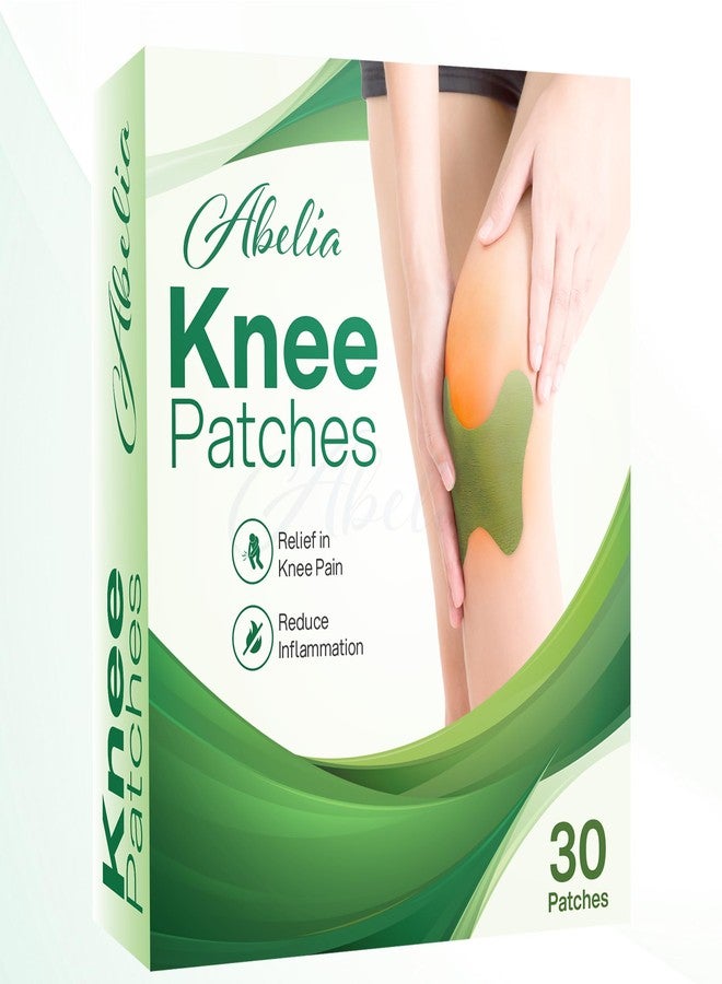 Abelia Herbal Knee Pain Relief Patches Arthritis Inflammation Patch Sticker | Instant Relief from Knee Pain | Joint Knee Pain Relief Products Natural Wormwood Extract Patch for Knee (30 Pieces) - Image 1
