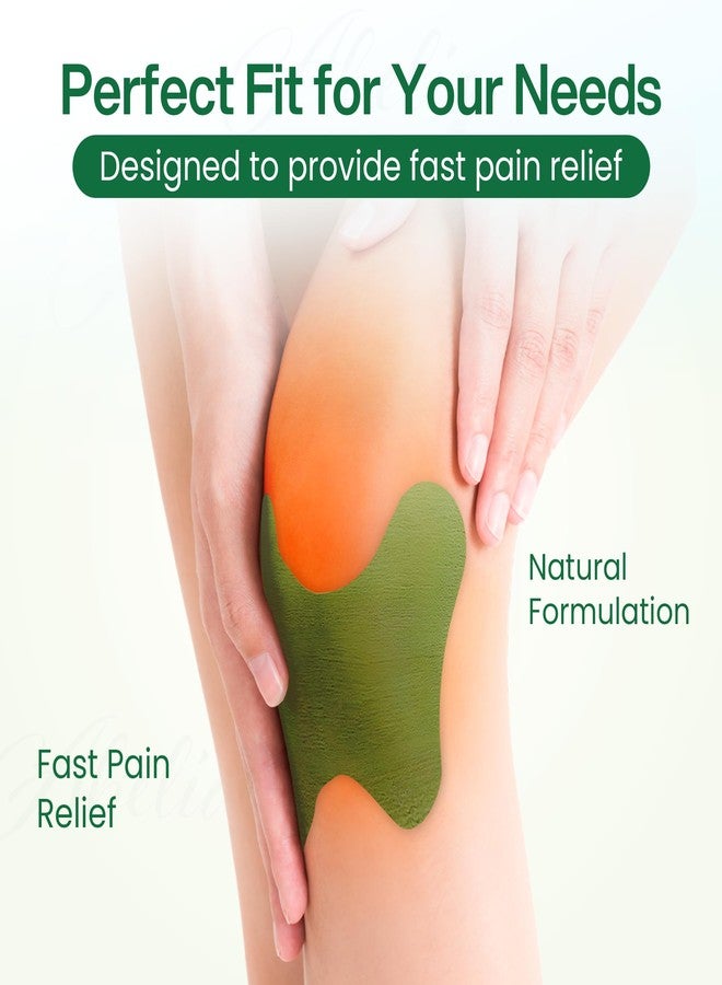 Abelia Herbal Knee Pain Relief Patches Arthritis Inflammation Patch Sticker | Instant Relief from Knee Pain | Joint Knee Pain Relief Products Natural Wormwood Extract Patch for Knee (30 Pieces) - Image 5