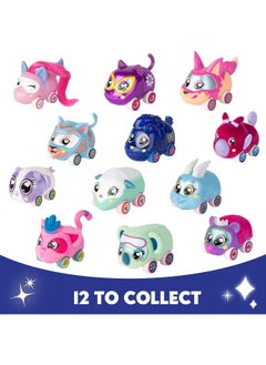 TOMY Ritzy Rollerz Cute Collectable Animal Girls' Toy Cars with Surprise Charms 4 Piece Customizable Toy for 4 5 6 7 8 Year Old Girls  - Image 1