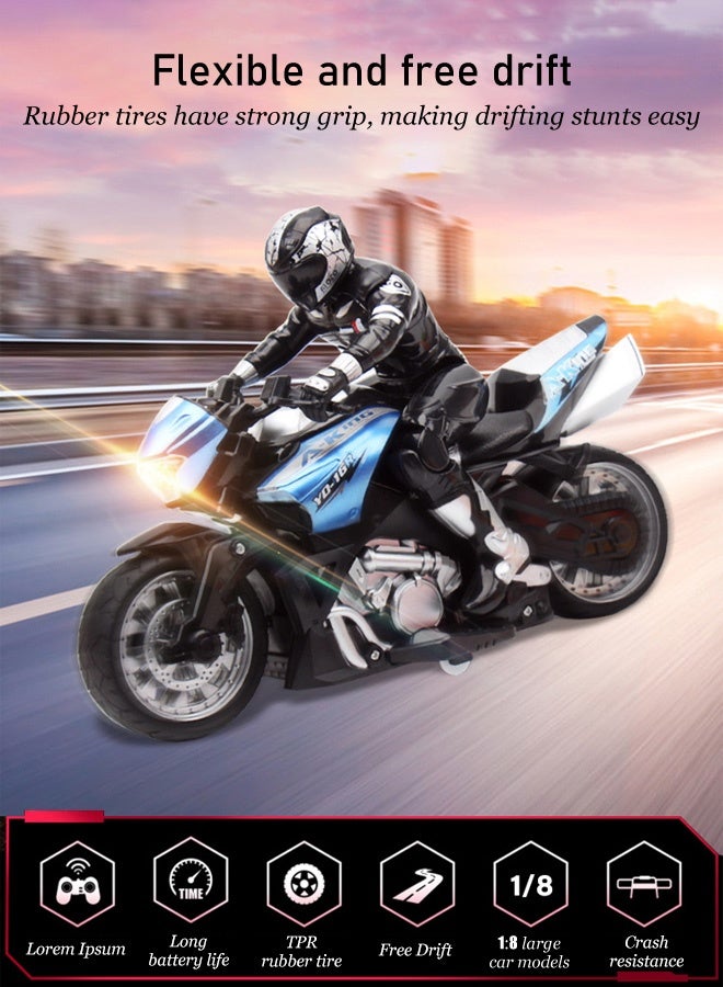 JS-2.4G High-Speed   Remote Control Motorcycle - Image 2
