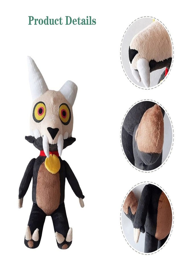 Siluyado HJTLSKBZ The Owl House King Plush, Owl House Cute Stuffed Animal, Kawaii Plush Wolf Stuffed Animal, Cartoon Kawaii Stuff Doll, Plush Toy for Children Fans Xmas Festival Gifts-1pcs, 11.8 inches - Image 3