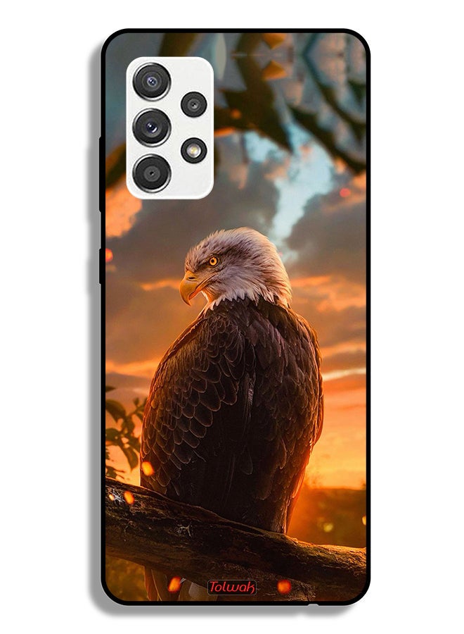 Tolwak Samsung Galaxy M32 5G Protective Case Cover Eagle - Image 1