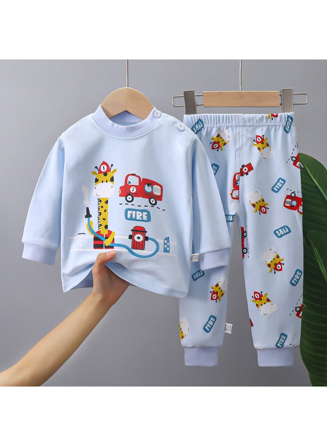 Children's Cotton Underwear Set For Autumn, Baby Thermal Tops And Pants, Boys' Warm Clothing, Girls' Clothes, Children's Clothing Made Of Pure Cotton