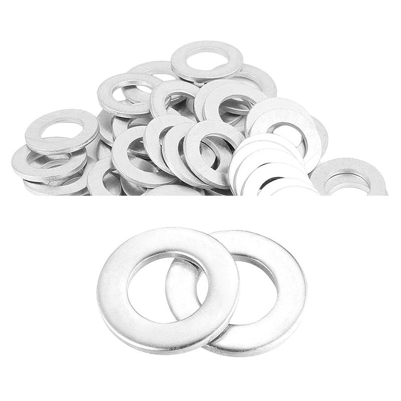50PCS Oil Drain Plug Gasket14mm Aluminum Engine Oil Plug Washer with Lasting SealingOEM9410914000 Crush Washer Oil Drain Plug Compatible with Honda Civic CRX Acura CL MDX