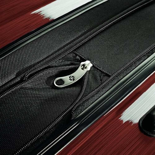 Samsonite Winfield 2 Hardside Expandable Luggage with Spinner Wheels, Burgundy, Checked-Medium 24-Inch - Image 5