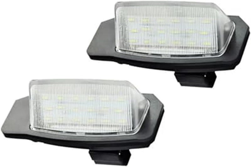 Wivplex 2Pcs White License Plate Light for Mitsubishi - Image 1