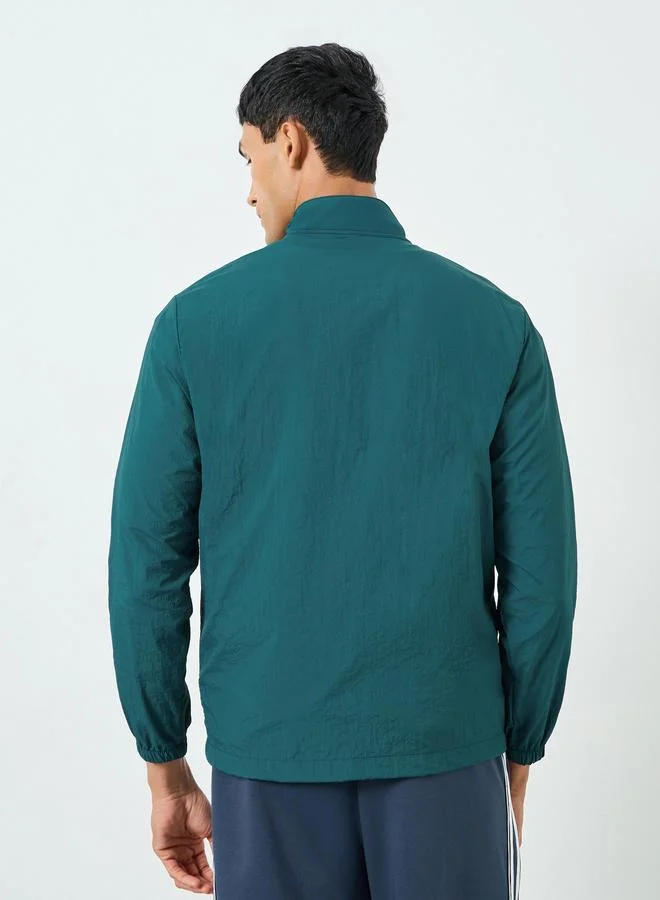 Styli Active  Men Teal Long Sleeve Jacket for Men | Best Price UAE
