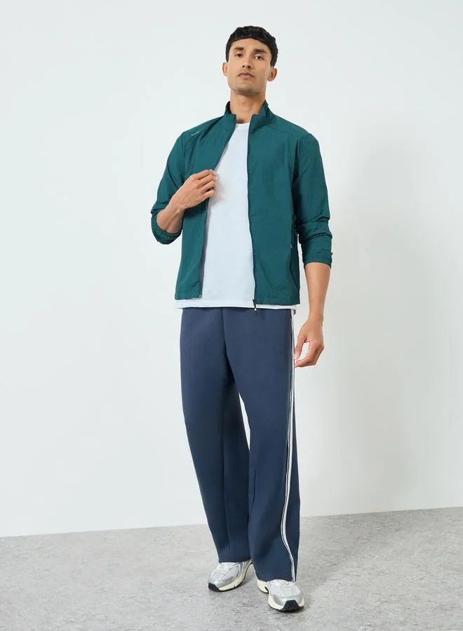 Styli Men Teal Long Sleeve Jacket