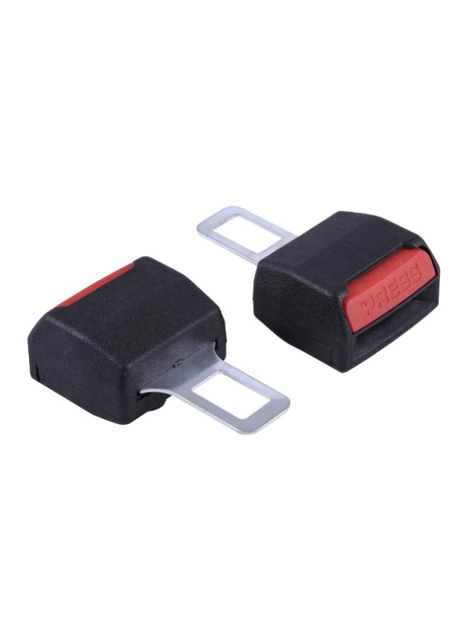 Type R Car Seat Belt Buckle Set 2-Piece Replacement Accessories for Vehicle Safety Daily Use Universal Fit - Image 1
