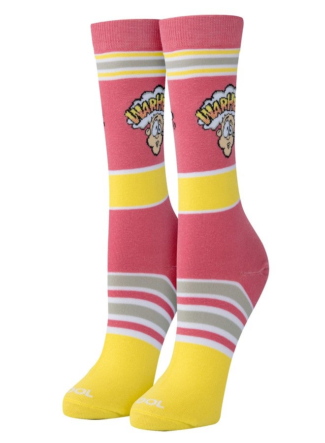 Odd Sox Cool Socks, Warheads Candy Pastel, Womens Crew Length, Funny Graphic Print- Large - Image 2