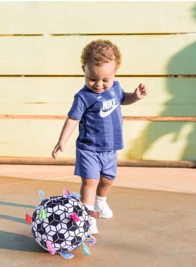 Berma Baby Plush baby grasping ball, baby rattle ball  sensory ball for infants and toddlers, soft plush rattle ball toy for early education, cloth baby toys for sensory development, toys for 6-12 month old babies - Image 4