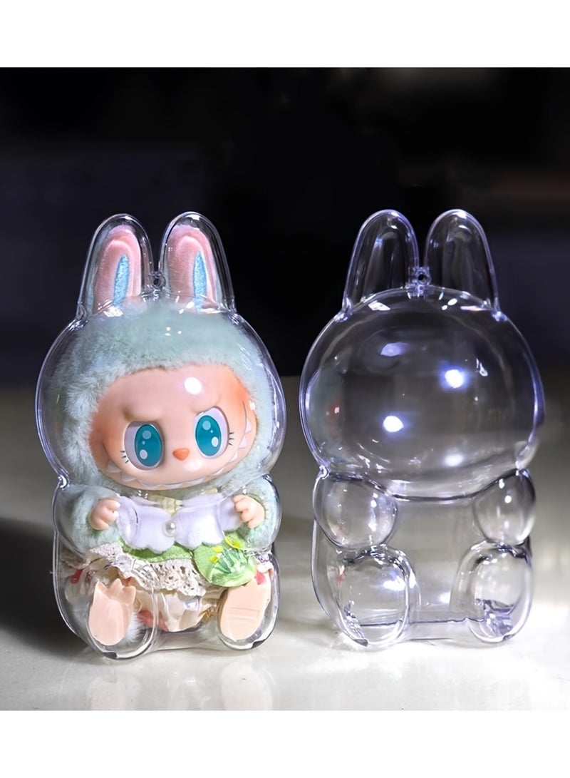 LABUBU Second Generation Translucent Protective Shell | Sitting Position Protection（Without Baby） - Image 1