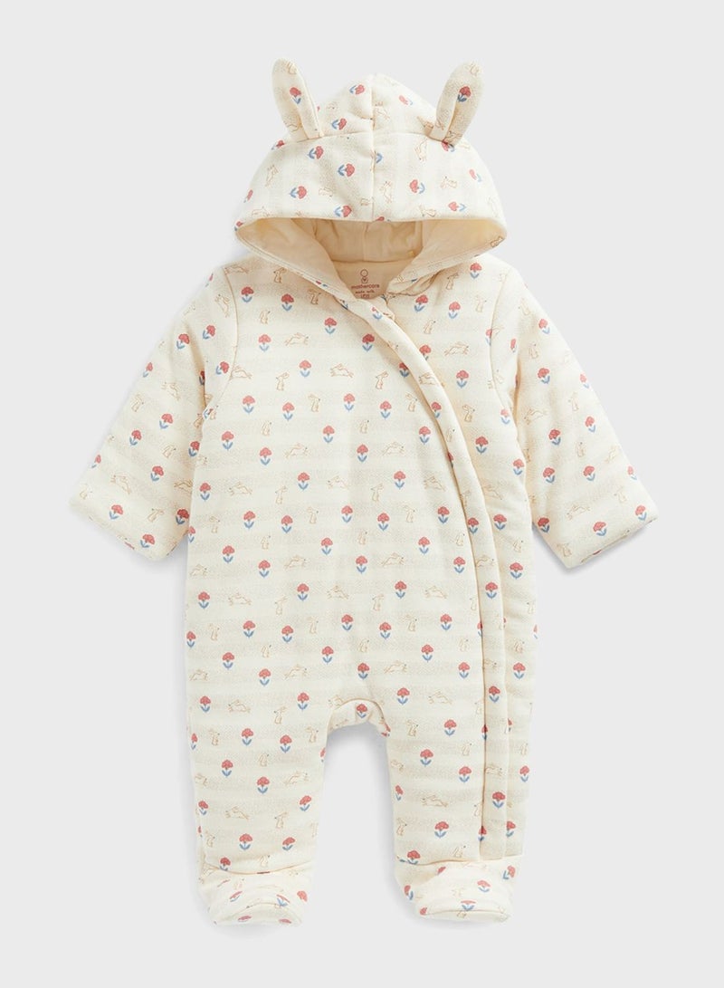 mothercare Infant My First Bunny Pramsuit - Image 1