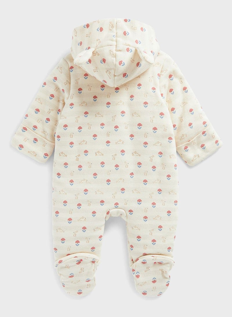 mothercare Infant My First Bunny Pramsuit - Image 2