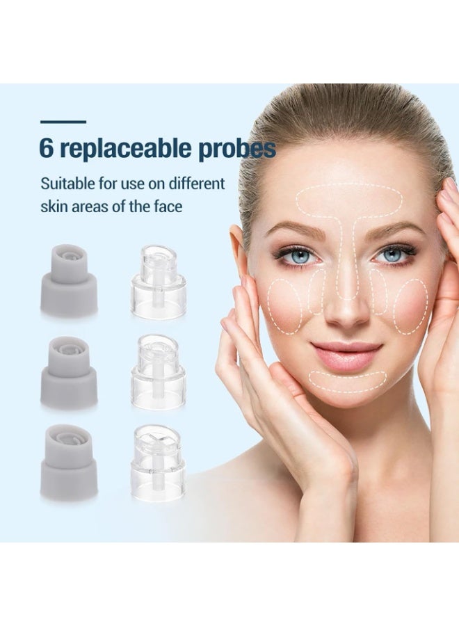 Cleaning Machine, Blackhead Remover Tools, Electric Black Head Vacume Removal Tool with Hot Compress, 4 Adjustments Blackhead Remover Vacuum for Women, USB Pore Cleaner with 6 Suction Cups - Image 5