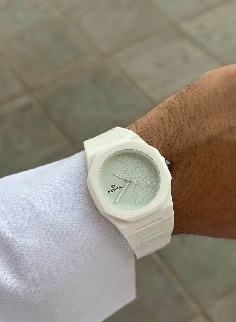 فاندر ساعه يد للرجال ماركة فندربلو تصميم الميدن ون الكربون الساعه ضد الماء