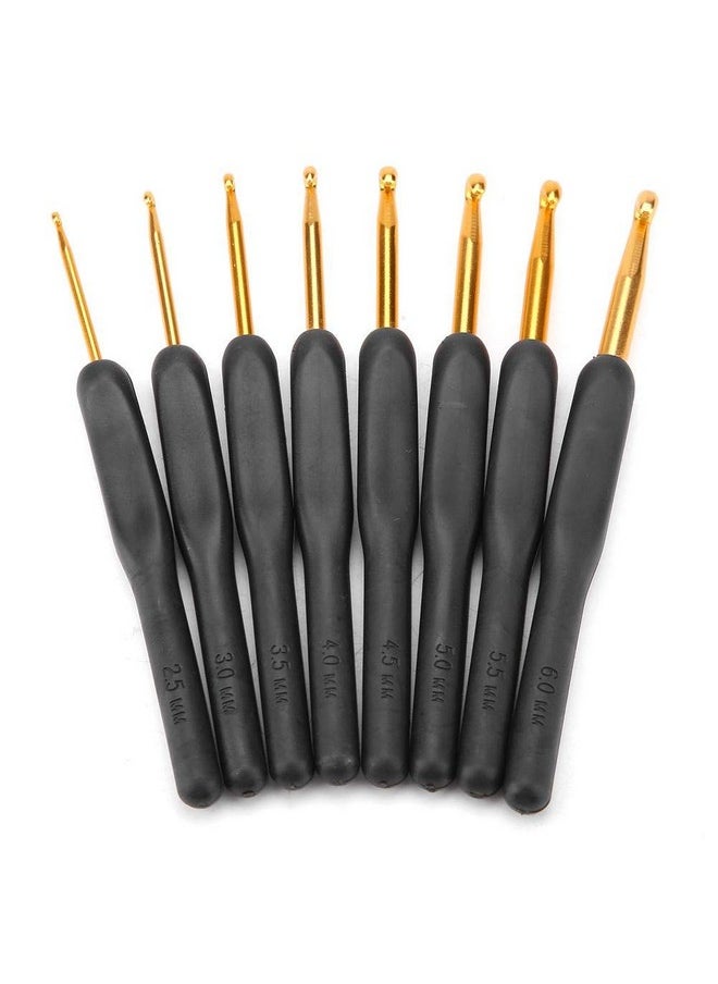 Yarn Hook Black Abs Resin Handle Crochet Hooks Kit Aluminum Alloy Hook Set Knitting Weave Diy Craft Needle - pzsku/ZC3ADFD0DA0D024FCC015Z/45/_/1720073493/4f3288f3-3ed7-4704-9622-a13bfd23c16c