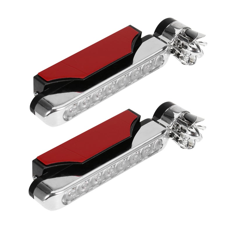 4 pcs Universal Wind Power Daytime Running - Auto Exterior Lamp (Colorful Light) - Image 2
