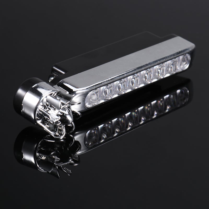 4 pcs Universal Wind Power Daytime Running - Auto Exterior Lamp (Colorful Light) - Image 4