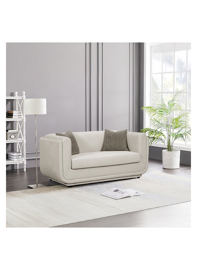 Brooklyn 2-Seater Fabric Sofa with 2 Cushions 85 x 75 x 164 cm